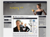 Keeping Fit Theme Wordpress Blogger And HTML Template