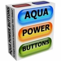 Aqua Power Buttons