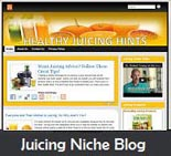 Healthy Juicing Niche Blog 