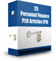 25 Personal Finance PLR Articles V 10