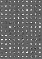 Glyph, Symbols And Minimalist Icons 