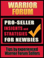 Pro-Seller Insights & Strategies For Newbies Of Warrior Forum 