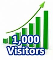 1000 Visitors In One Month