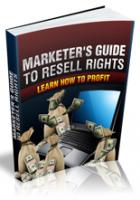 Marketers Guide To Resell Rights