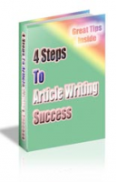 4 Steps To Article Writing Succe...