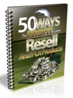50 Ways To Profit From PLR Produ...