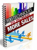 100 Techniques To Increase Sales...