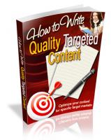 How To Write Quality Targeted Co...
