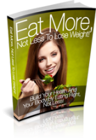 Eat More Not Less To Lose Weight...