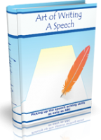 Art Of Writing A Speech 