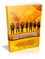How To Effectively Build Teams A...