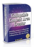Collapsible Content Area Creator...