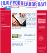 Labor Day Website Templates 