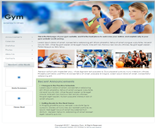 Gym Fitness Website Templates 