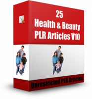 25 PLR Health & Beauty Articles ...