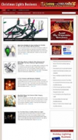 Christmas Lights Business Niche Blog 