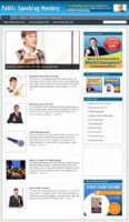 Public Speaking Niche WordPress Blog 