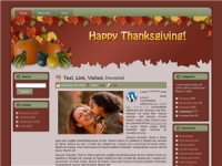 WP Theme - Thanksgiving Fall