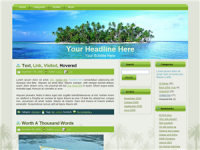 WP Theme - Palm Tree Island