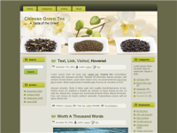 WP Theme - Green Tea WP Theme