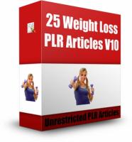 25 Weight Loss PLR Articles V 10 