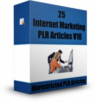 25 Internet Marketing PLR Articles V 10 