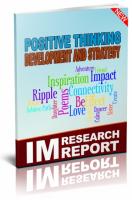 Positive Thinking Development And Strategy 