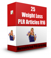 25 Weight Loss PLR Articles V 16