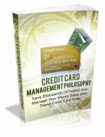 Credit Card Management Philosoph...