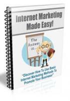 Internet Marketing Made Easy New...