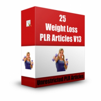 25 Weight Loss PLR Articles V 13