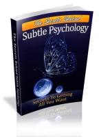 The Secrets Behind Subtle Psycho...