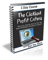 Click Bank Profit Criteria