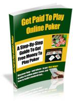 Get Paid To Play Online Poker