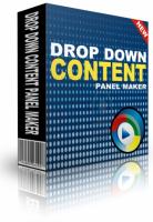 Drop Down Content Panel Maker 