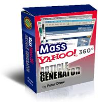 Yahoo Blog 360 Article Generator