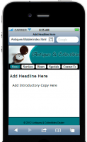 Antiques Mobile Site Template
