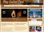 Play Guitar Fast Blog Theme 