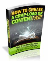 How To Create A Crapload Of Cont...