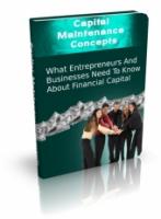 Capital Maintenance Concepts 