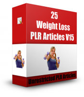 25 Weight Loss PLR Articles V 15