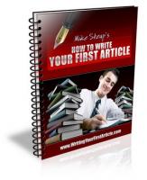 Writing Your First Article